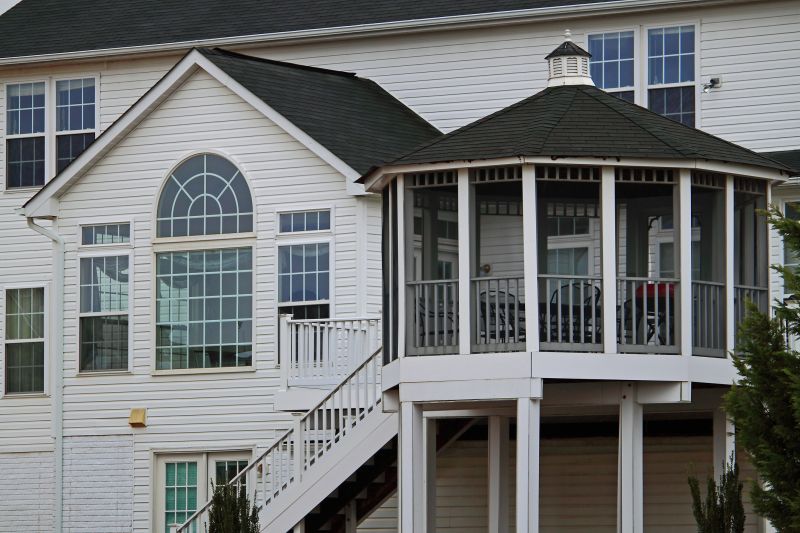 Finished Sunroom with Custom Features